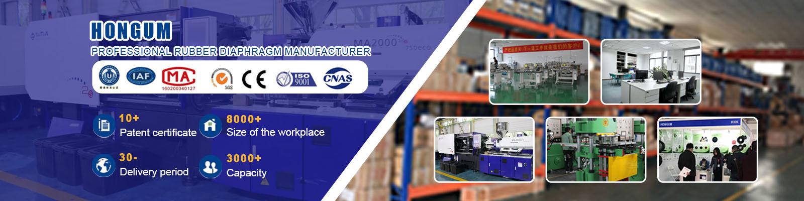 Diafragma da bomba de medida