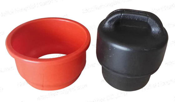 Enchimento de tubos cilíndricos de borracha em preto / vermelho / personalize a cor