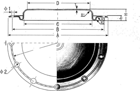 5 - do diafragma resistente da válvula pneumática do óleo de 1500mm resistência de envelhecimento