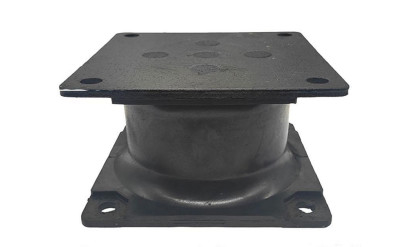 Absorvedor de choque mecânico de borracha com tamanho e forma personalizados Absorvedores negros