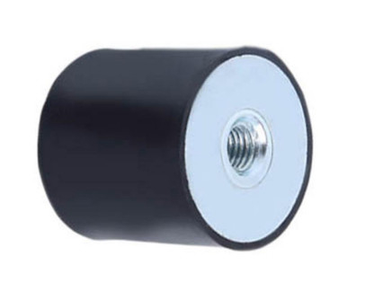 Absorvedor de choque mecânico de borracha com tamanho e forma personalizados Absorvedores negros