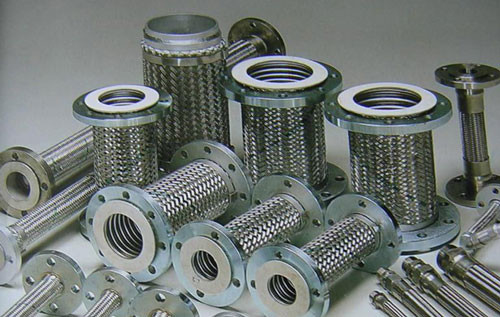 Tubos de aço inoxidável flexíveis DN 1/4-12 polegadas corrugados com flange de montagem