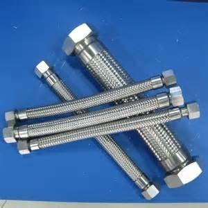 De choque de aço inoxidável da mangueira flexível do metal do  de PTFE mangueira de absorção