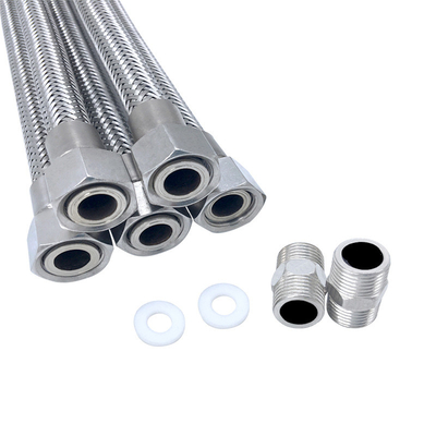 O tamanho feito sob encomenda PE/PTFE trançou a tubulação resistente do alcaloide hidráulico de Mesh Explosion Proof Flexible Acid da mangueira