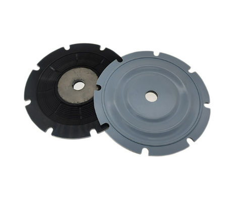 Diafragma composto de borracha para bombear hidrocarbonetos em pó de ácido cáustico