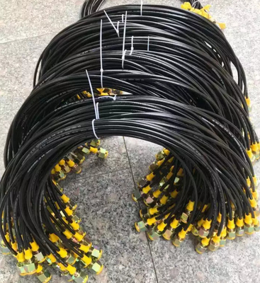 Alta pressão hidráulica industrial de borracha de nylon trançada flexível da tubulação de mangueira da entrega de ar do óleo