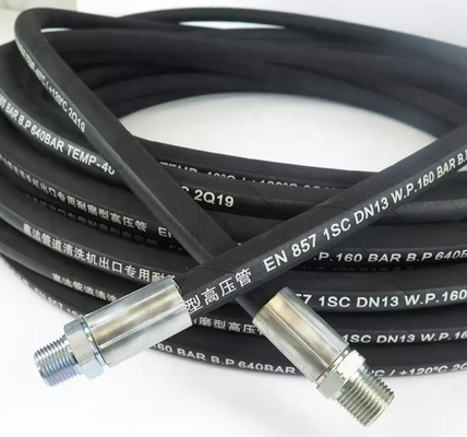 Mangueira hidráulica de alta pressão trançada GB T3683-2011 do fio de três camadas
