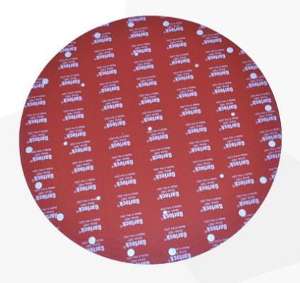 Diafragma de borracha de válvula de espessura personalizada com conjunto de baixa compressão