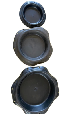 Diafragma de válvula pneumática de borracha para pressão média e desempenho e projeto