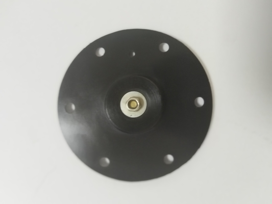 Diafragma de válvula solenoide de resistência química com ampla faixa de temperatura de funcionamento em acabamento preto