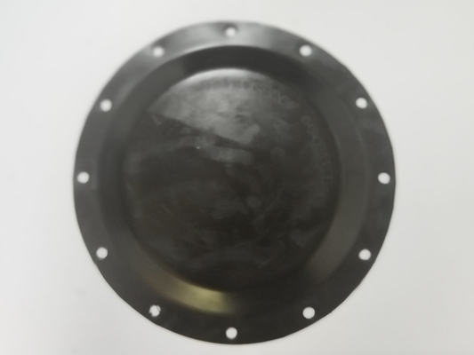 Diafragma de válvula pneumática personalizado para faixa de temperatura 0-200 ° F. Instalação direta em preto