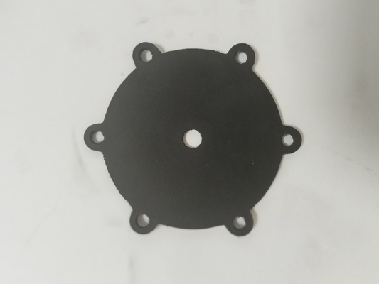 20C-80C Intervalo de temperatura válvula diafragma de borracha de baixa compressão conjunto de design circular adequado para várias aplicações