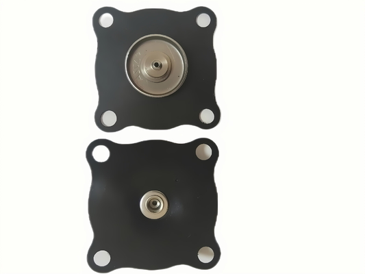 Diafragma de válvula solenoide de ligação com rosca com estrutura integral e baixo vazamento para uso industrial em ambientes adversos