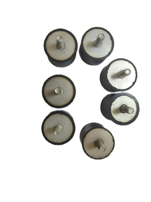 Dureza do absorvedor de choque de borracha Durômetro de classificação alta 42mm Para rigidez axial de 50N/mm em aplicações de trabalho pesado
