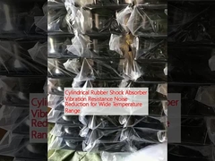 Absorvedor de choque cilíndrico de borracha Resistência à vibração Redução do ruído para uma ampla gama de temperaturas